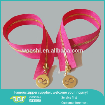 China factory hot metal zipper new design zipper with top quality metal slider