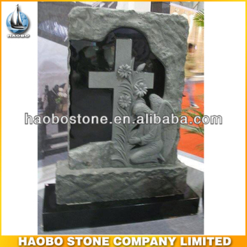 Natural Grey Chinese Granite Headstones