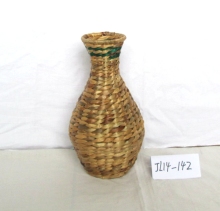 Round Water Hyacinth Flower Vase