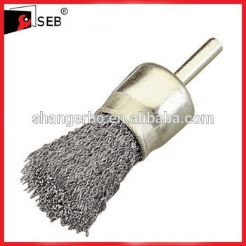 25mm stainless steel wire end brush