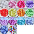 Acryl Round Gumball Perlen ohne Loch Kunststoff No Hole Beads