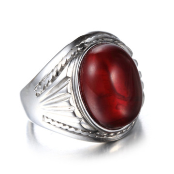 Custom stainless steel signet ring for mens