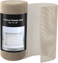 Eco-Friendly Non-Adhesive Refrigerator Mat and Drawer Liners