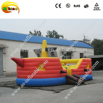 2016 New Giant inflatable pirate ship,pirate ship inflatable slide