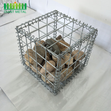 Galvanized gabion basket for river bank