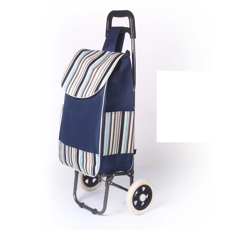 Foldable Shopping Trolley Bag on Wheels Collapsible Trolley Bags Supermarket Tug Shopping Bag