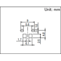 ባለ ሁለት መንገድ ማወቂያ Surface Mount Switch