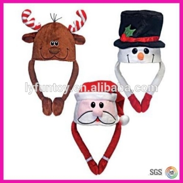 christmas plush baby hat plush christmas hat and cap