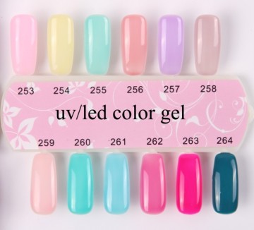 Manufactures Gel Nail Oem uv/led soft pure color gel