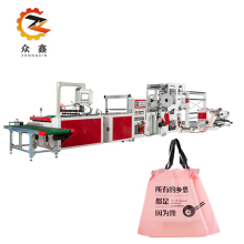 Zhongxin Efficient Rope threading Shopping Plastic Bag making equipment