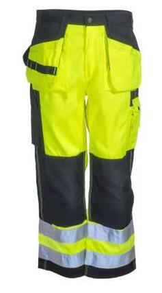 Men's High-Visibility Yellow Work Pants