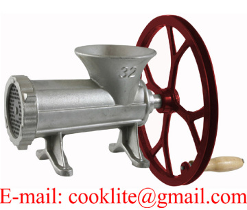 Picadora manual de carnes / Moedor de milho manual em ferro fundido