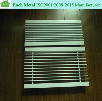 Aluminium Vertical Louver blades Aluminum Air Louver /water proof louver