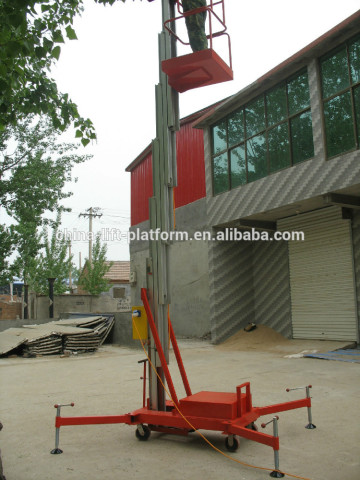 hydraulic aluminum outdoor genie lift for personnel/personnel lift