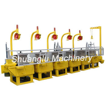 Continuous Pulley Type Wire Drawing Machine