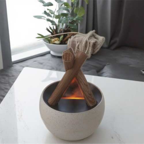 Portable Essential Oil Diffuser Humidifier Flame Diffuser