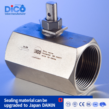 Hexagonal Type 2000wog CF8m 1pc ball valve