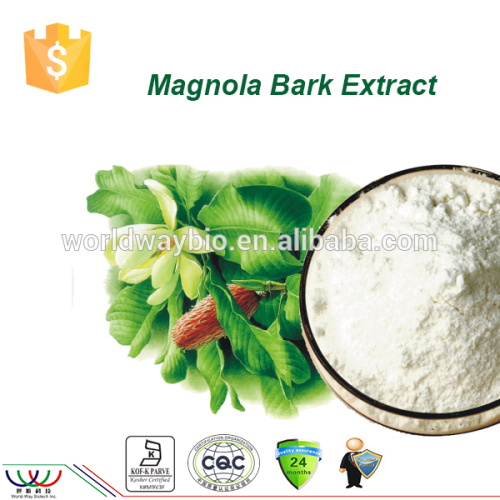 Anti-ulcer FDA HACCP Kosher cGMP 95% magnolol 98% honokiol 98% total magnolol magnolia extract magnolols honokiol extract