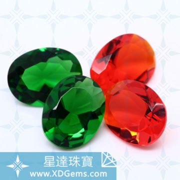 Electroplating Glass Gemstone