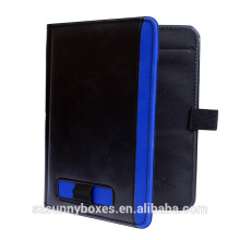 Soft Leather Padded Carrying Note Pad Portfolio Folder
