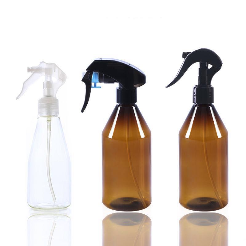 Pet plastic hand sanitizer bottle with black color