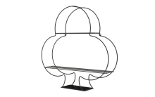 Card Wall Mounted Shelf Clubs