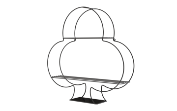 Card Wall Mounted Shelf Clubs