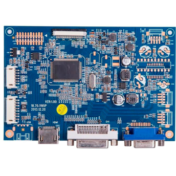 Entrée HDMI VGA et DVI pour LCD LVDS