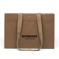 Kraft Paper Bags Clothes Bags with Ribbon Handle