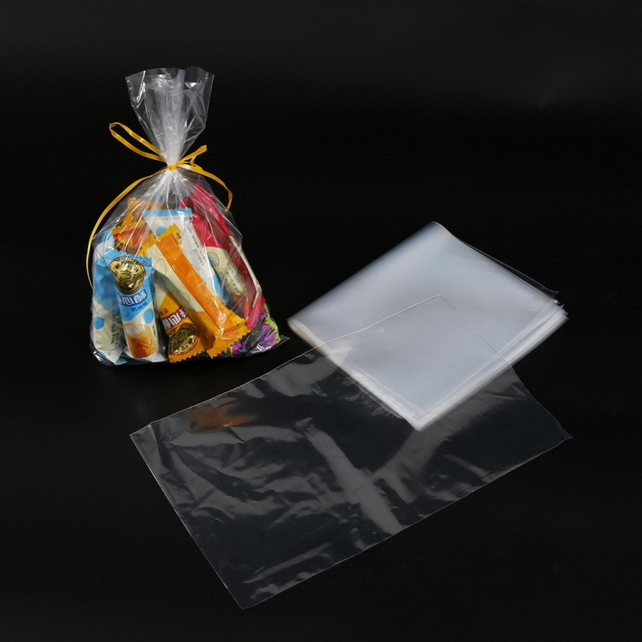 Easy Top Open Clear Shopping Poly Oil Food Packaging Plastic Bag