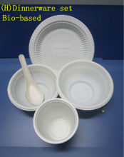 corn starch biodegradable disposable dinnerware set