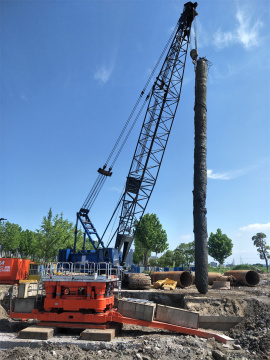 Complete Rotation Borehole Drill
