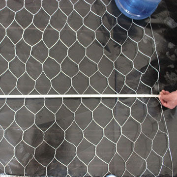 Galvanized Wire Mesh and Netting, Reversed Twist or Continuous Twist