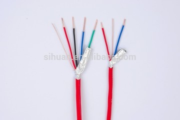 best quality factory directly sale red pvc jacket 4 core fire alarm cable