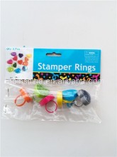 Cute Heart Shaped Finger Ring Stamp , Finger Ring Print Stamp