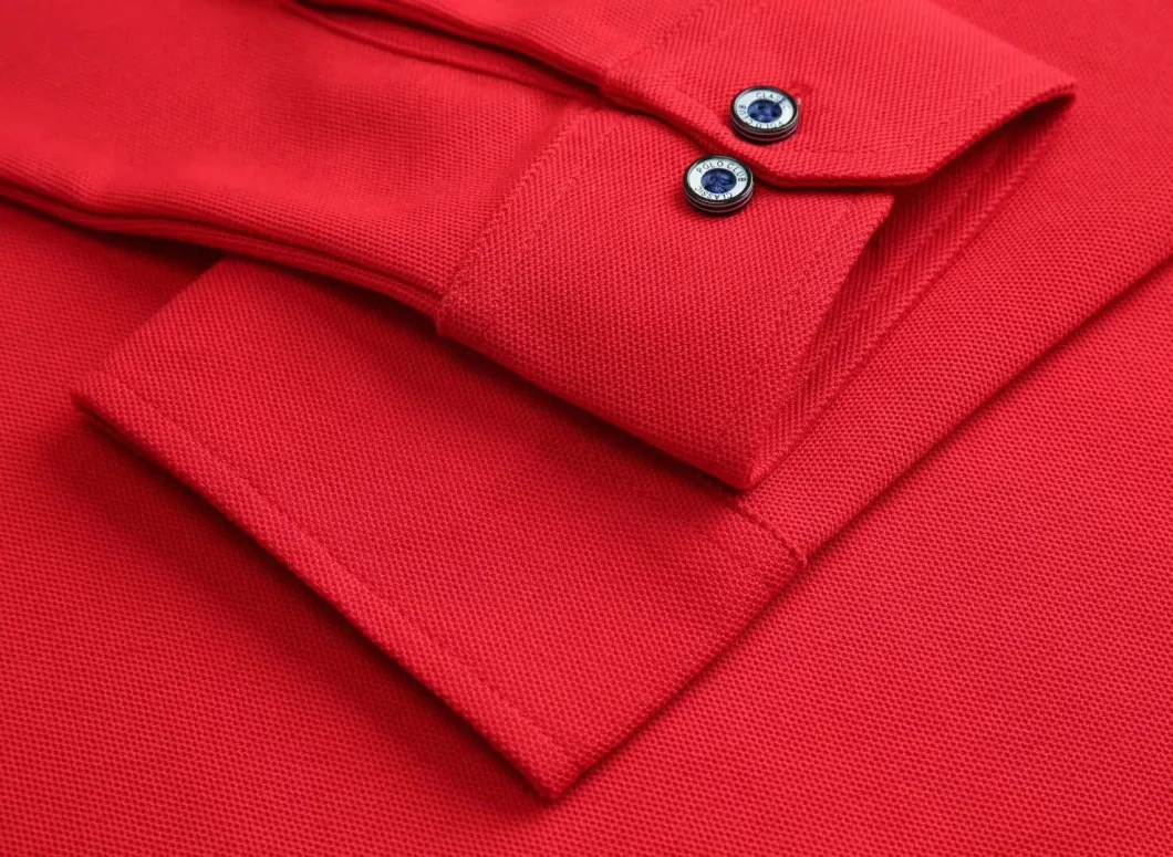 High Level Long Sleeve Polo Shirt Customized with Shirts Sleeve Design