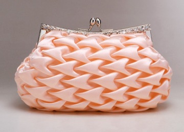 Amazing style hot attracting Pink Satin across shoulder bag