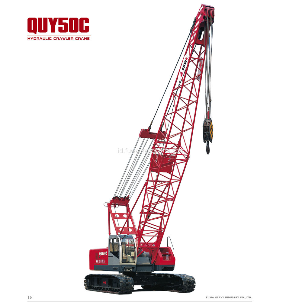 Mini Mobile Crawler Crane Disesuaikan