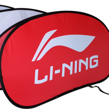 Double-Sided Popup Banner Stand for Outdoor Advertising