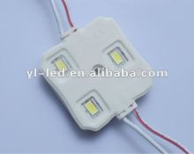 Square injection 3SMD 5630 led module with lens