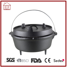 Pre Seasoned Camp Cast Iron Dutch Oven