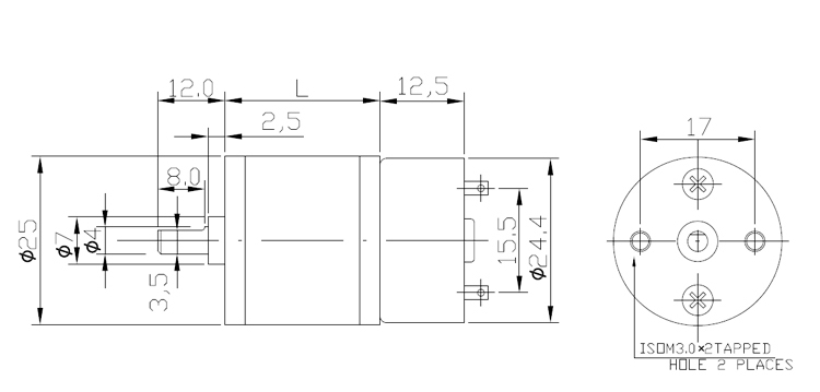 size drawing