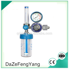 medical oxygen pressure regulator with flowmeter humidifier