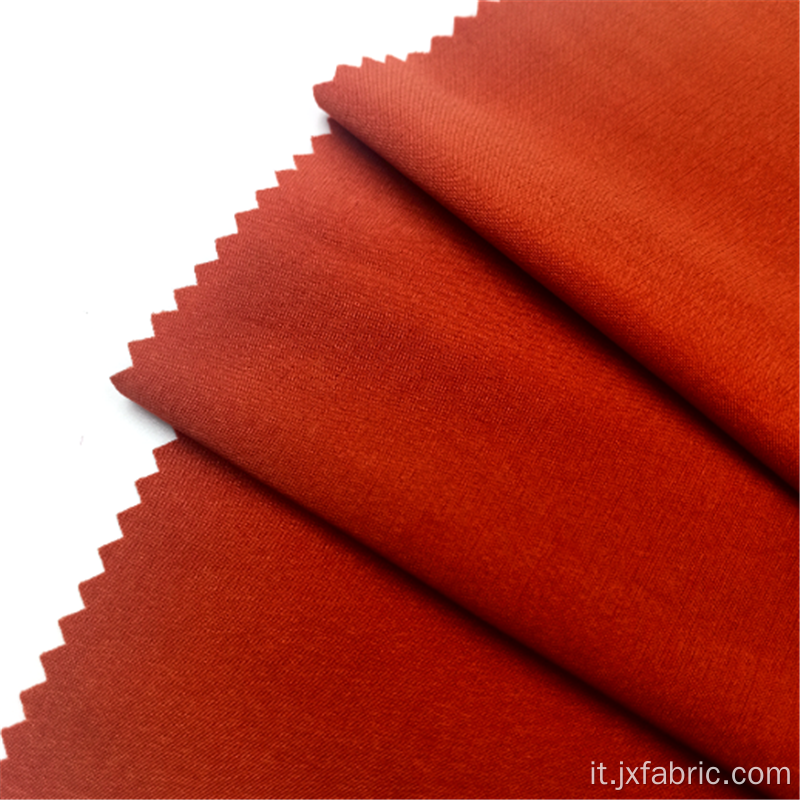 Tessuti misti in poliestere spandex bengalina LT rosso mattone