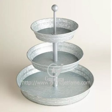 Metal wedding cake stand round 3 tier cake stand wedding