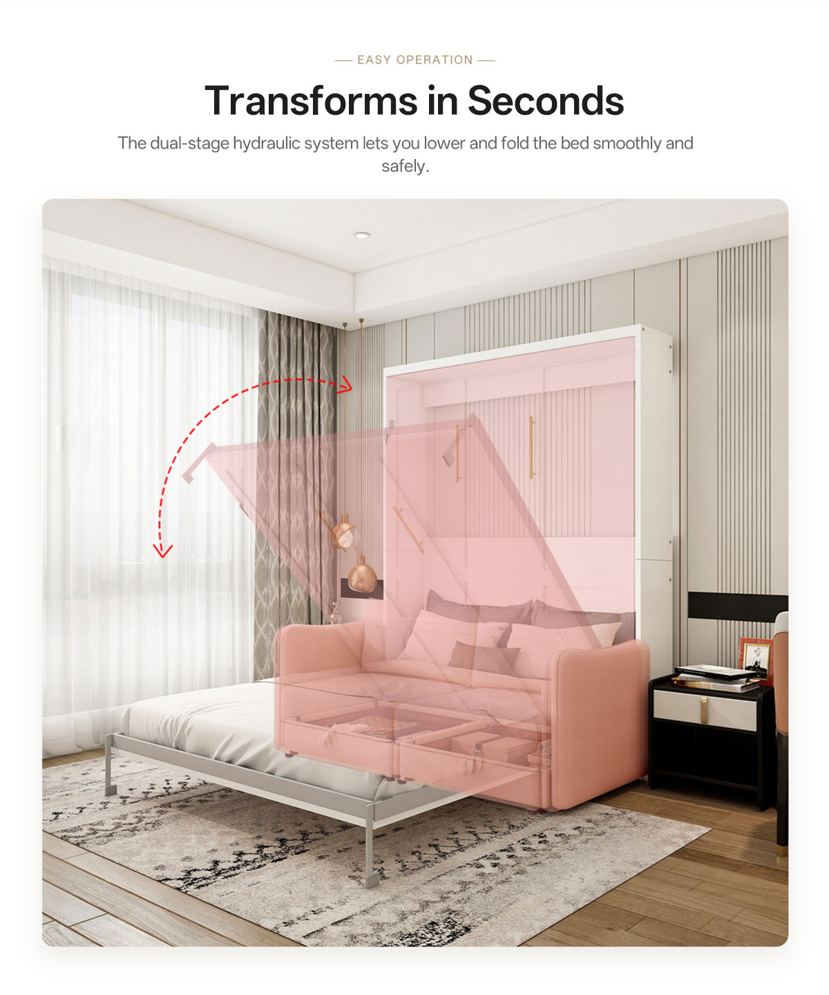 01 سرير حائط 01 wall bed
