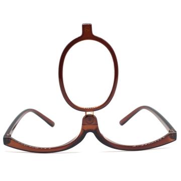 Cheaper Plastic One-Eye Metal Makeup Reading Glasses