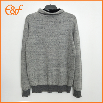 Young Fashion Knitwear Grey Turtle Neck Jumper Mens
