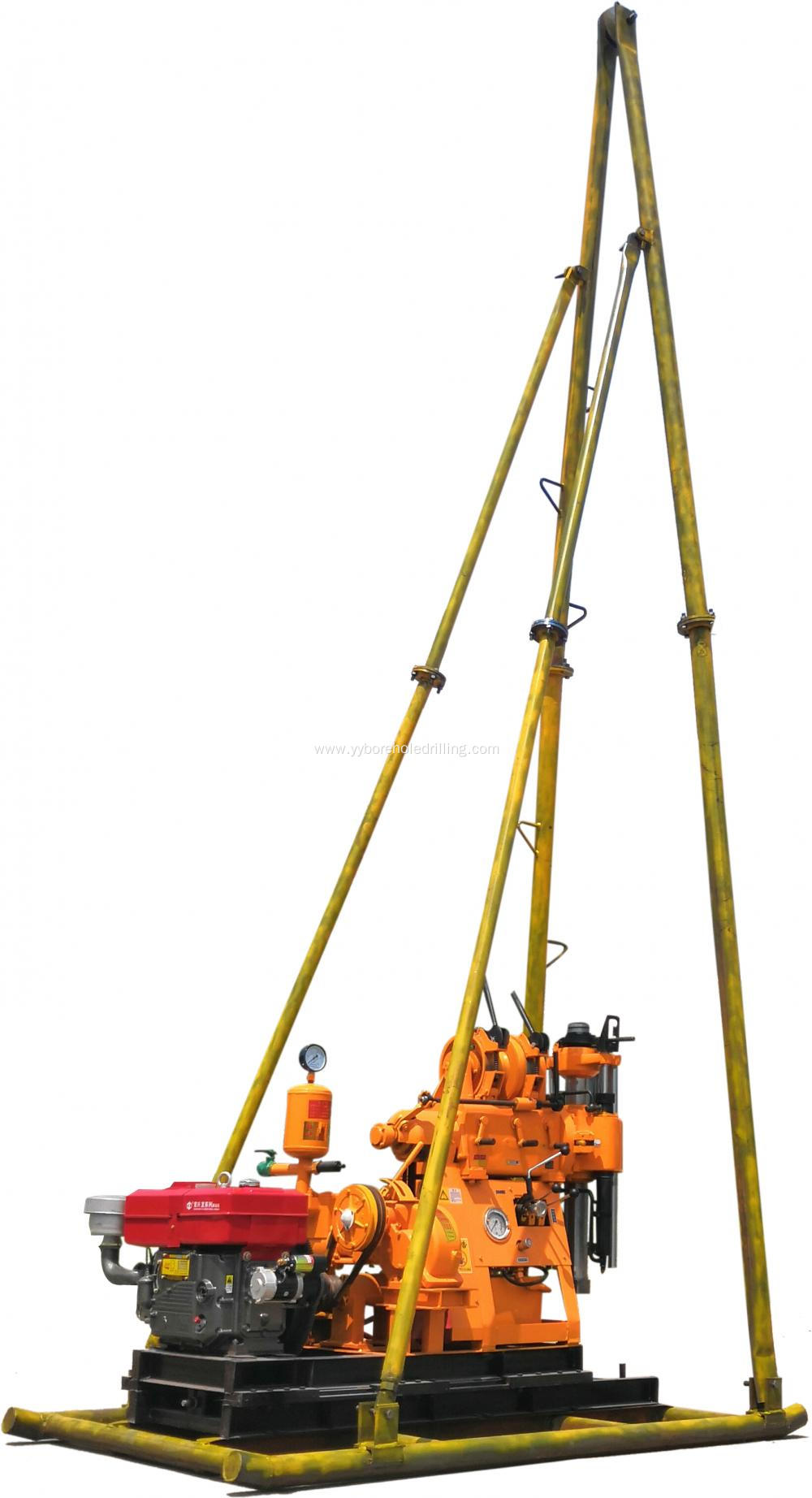 30-50m 100m geophysical prospecting core drilling rig