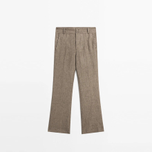 Woman's 100% linen flared pants